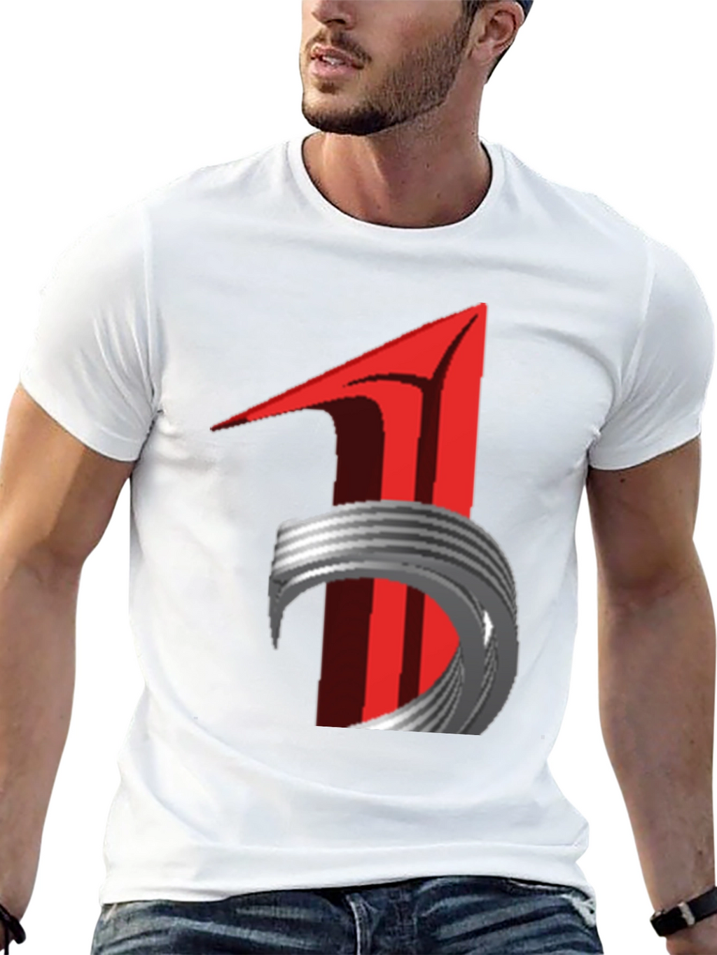 Abstract Graphic Print T-Shirt - Modern Streetwear