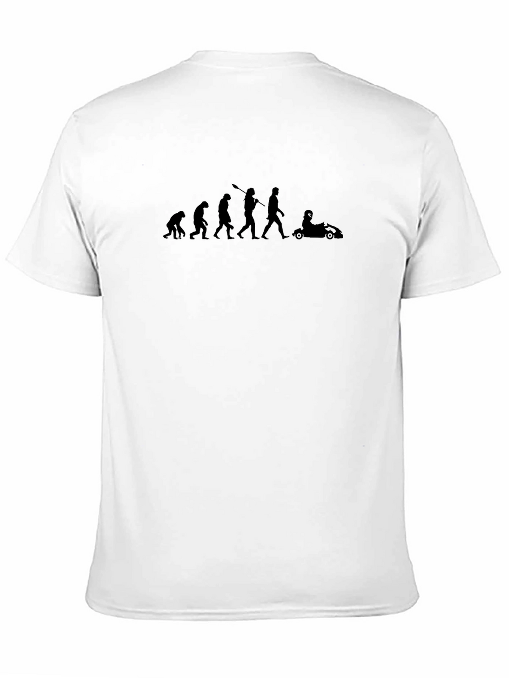 Evolution of Man Go-Karting T-Shirt