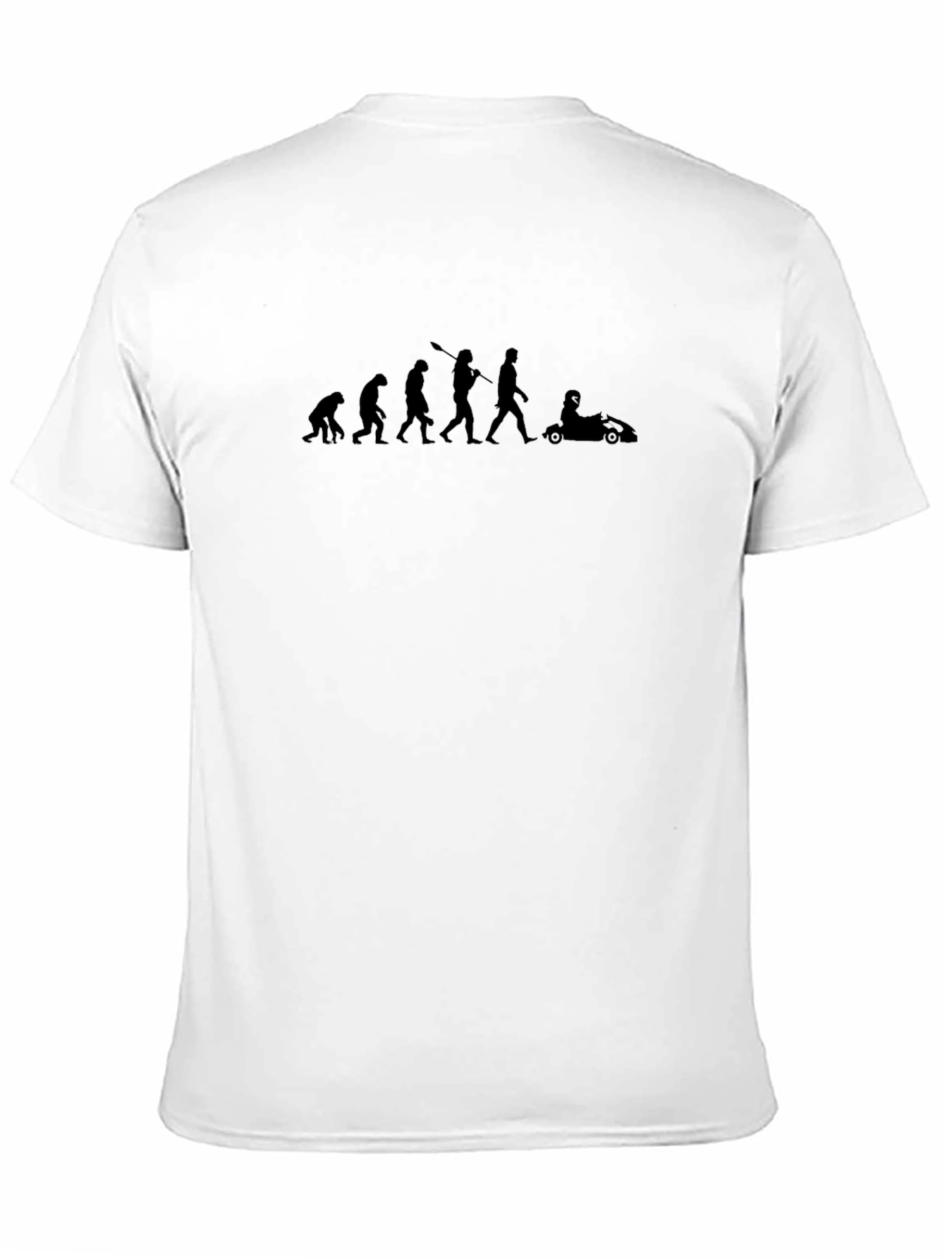 Evolution of Man Go-Karting T-Shirt