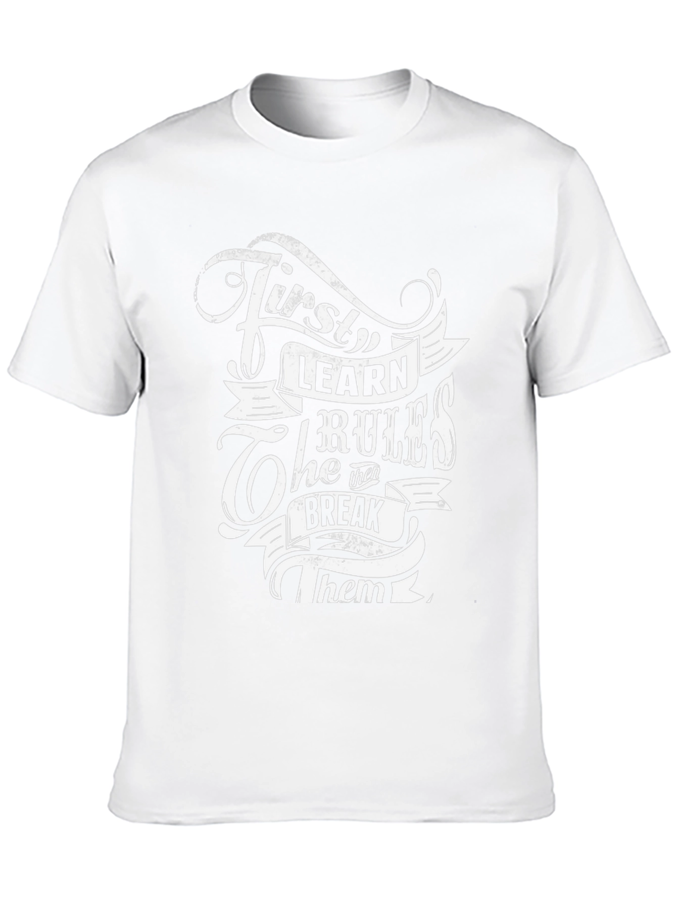 First Learn the Rules Graphic Tee