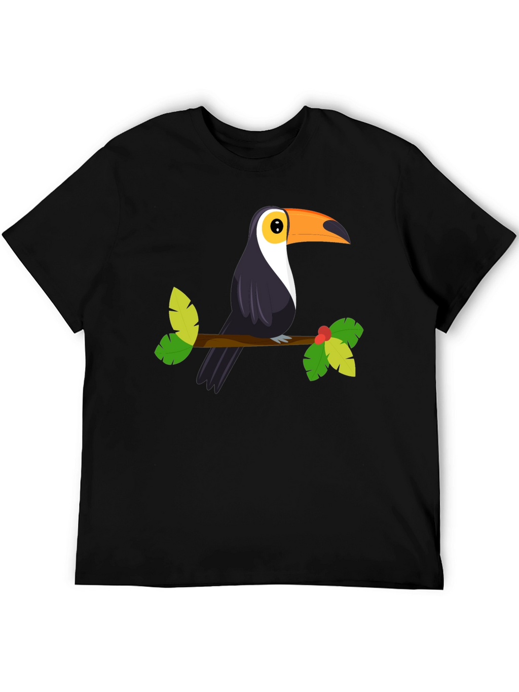 Toucan Graphic Tee - Tropical Bird Design