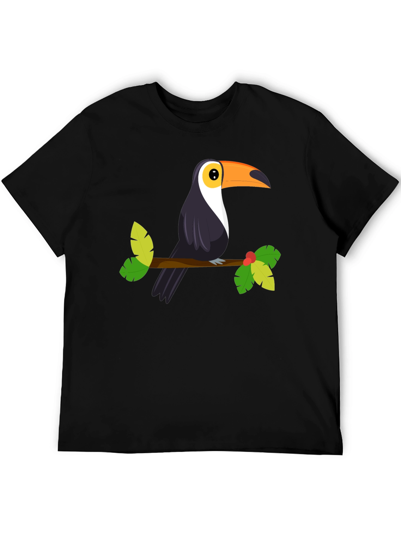 Toucan Graphic Tee - Tropical Bird Design