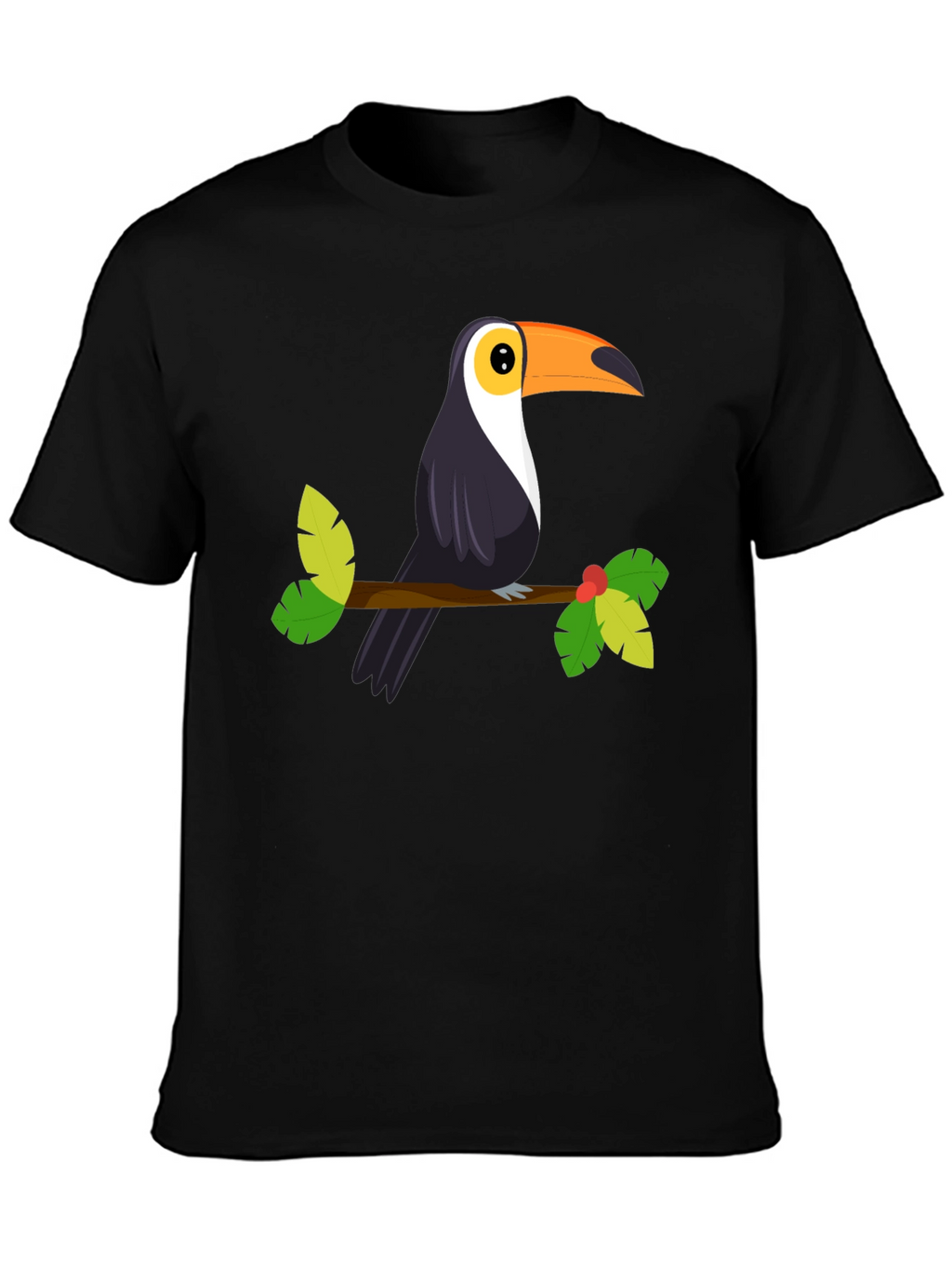 Toucan Graphic Tee - Tropical Bird Design