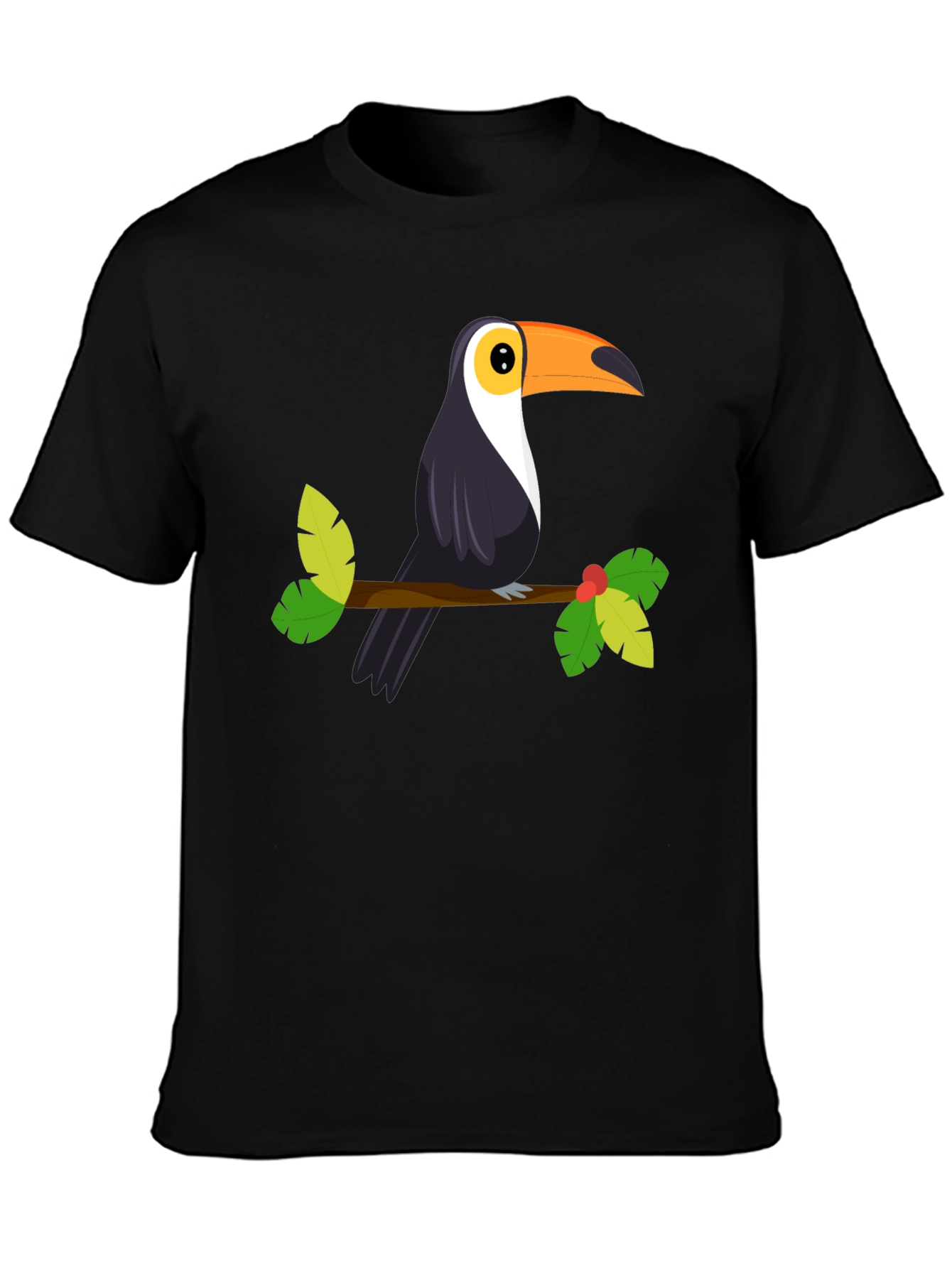 Toucan Graphic Tee - Tropical Bird Design
