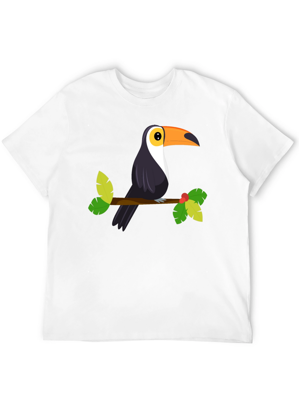 Toucan Graphic Tee - Tropical Bird Design