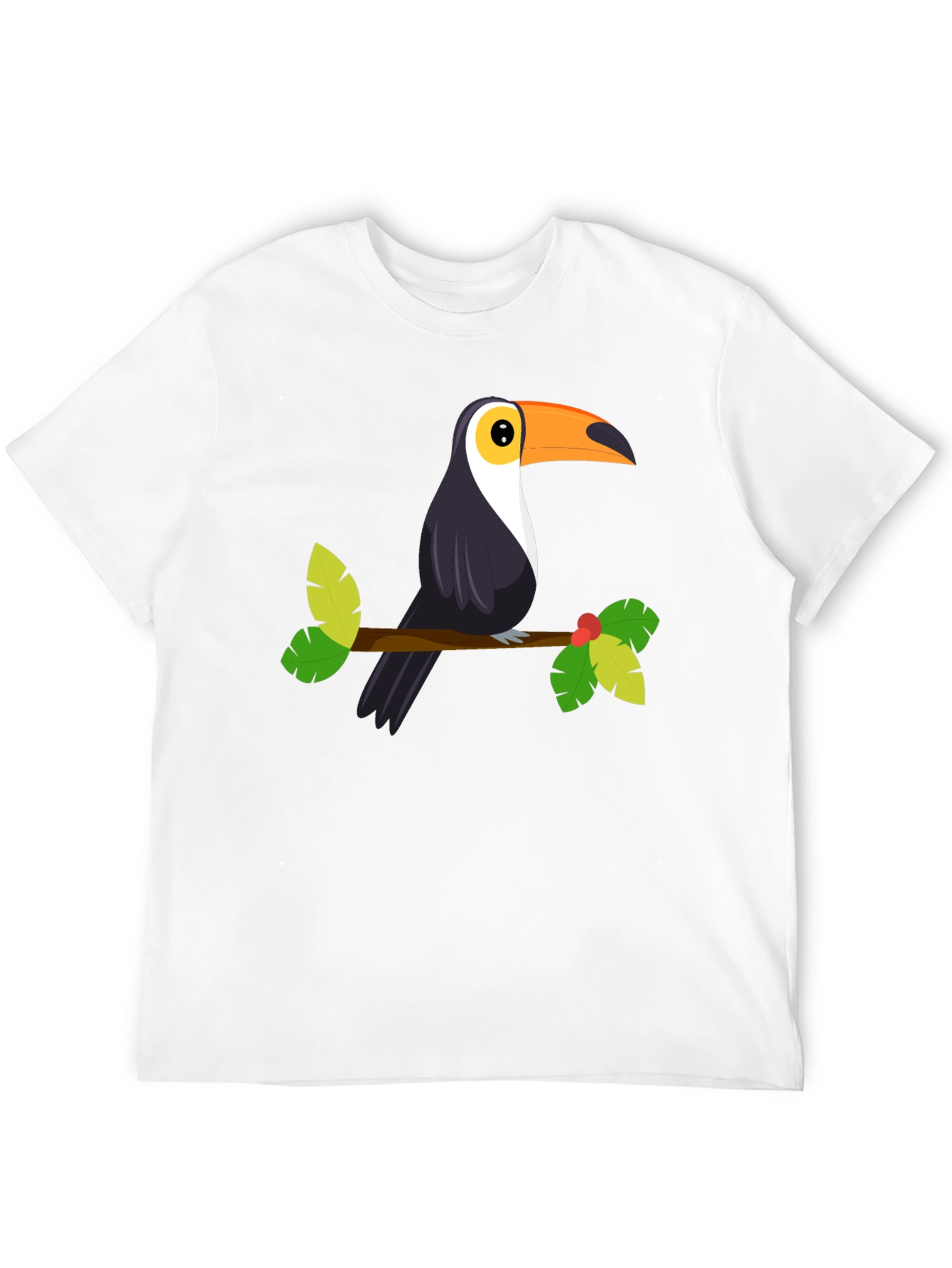 Toucan Graphic Tee - Tropical Bird Design