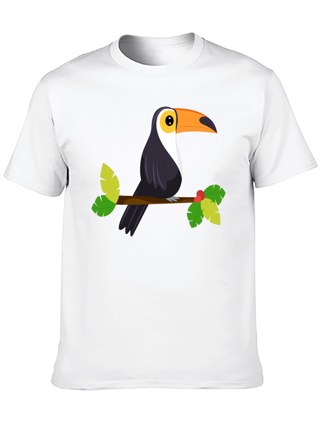 Toucan Graphic Tee - Tropical Bird Design