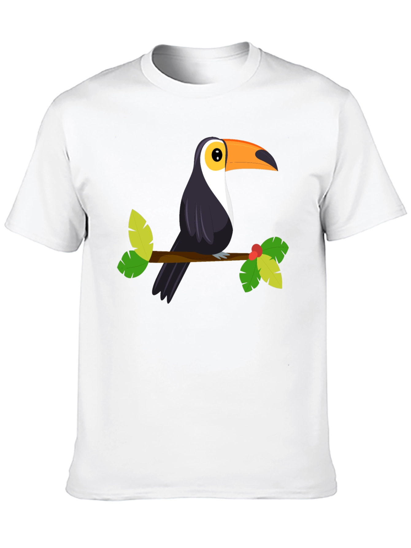 Toucan Graphic Tee - Tropical Bird Design