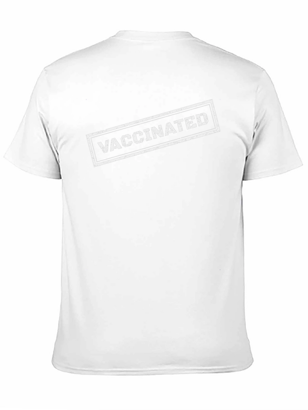 Vaccinated Black T-Shirt - Show Your Status!