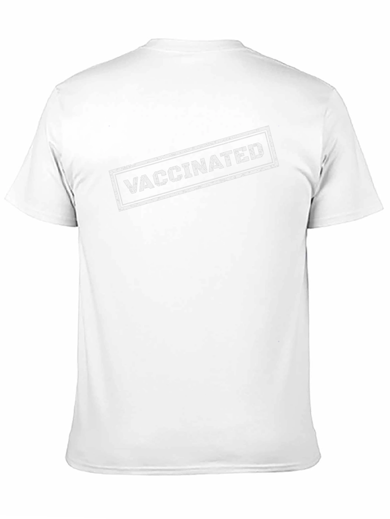 Vaccinated Black T-Shirt - Show Your Status!