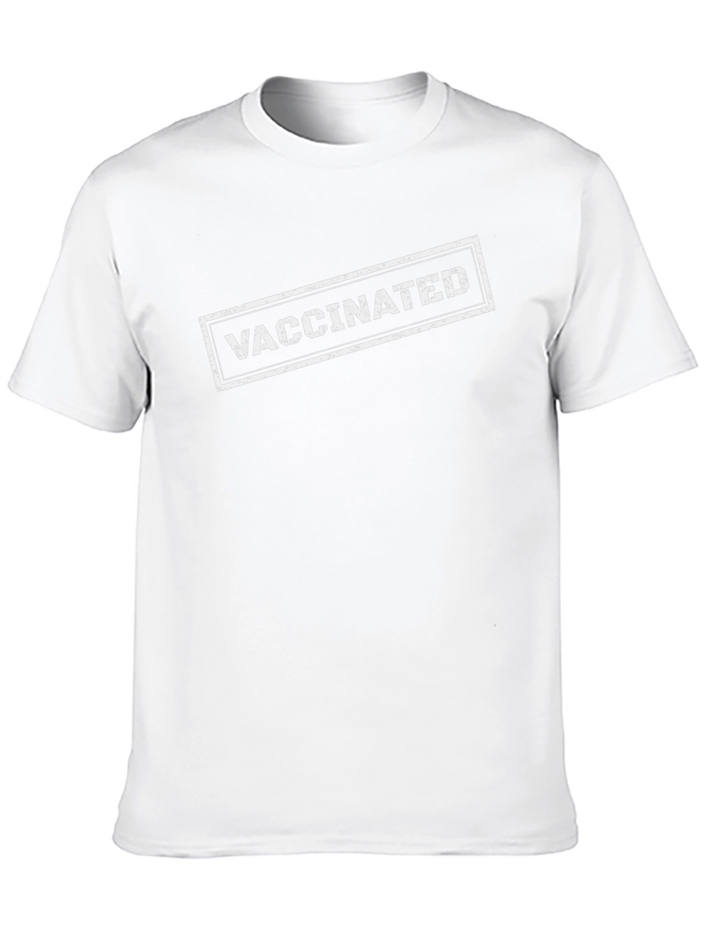 Vaccinated Black T-Shirt - Show Your Status!