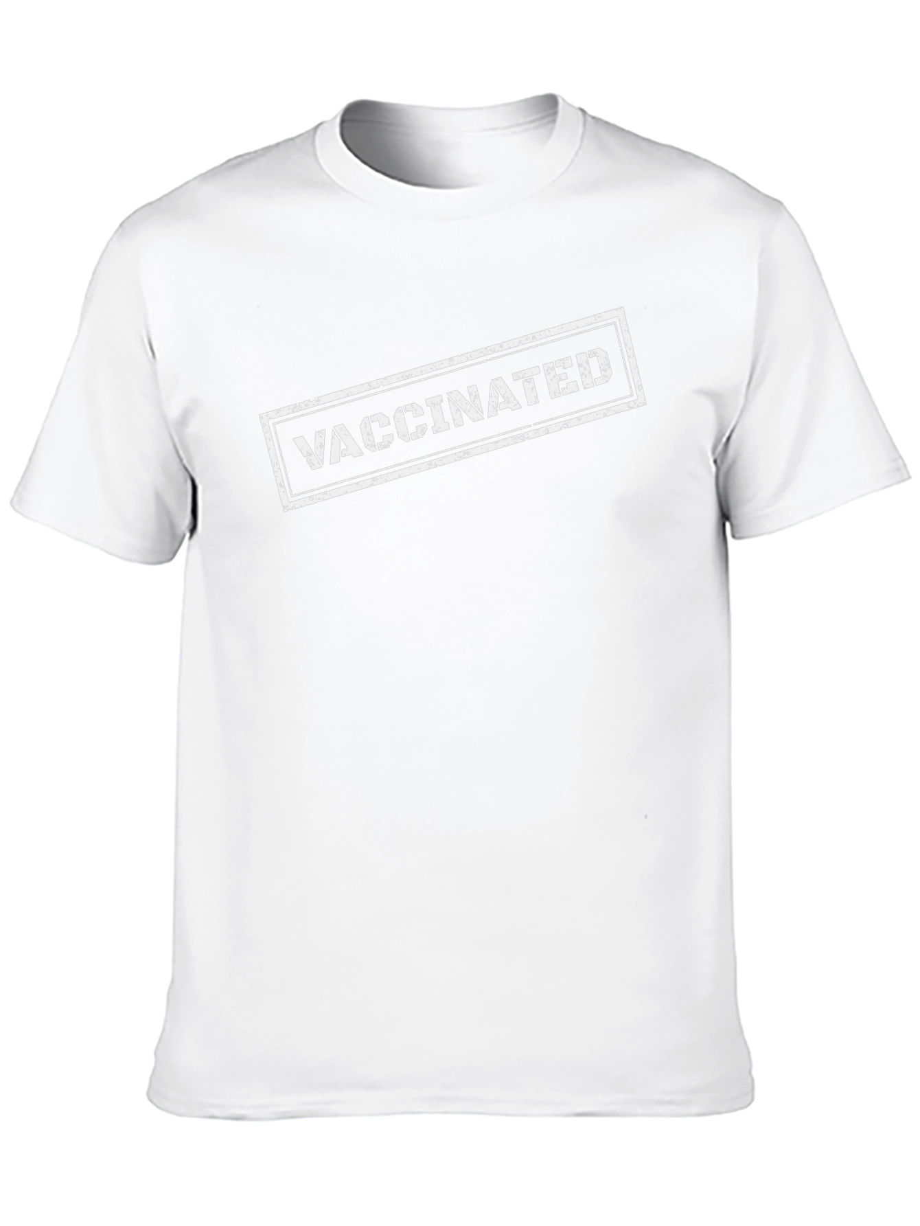 Vaccinated Black T-Shirt - Show Your Status!