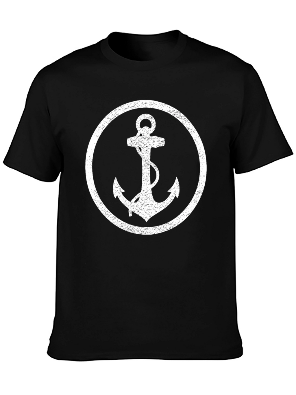 Nautical Anchor T-Shirt - Classic Black Tee