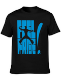 Feel Free Graphic Tee - Black Cotton T-Shirt