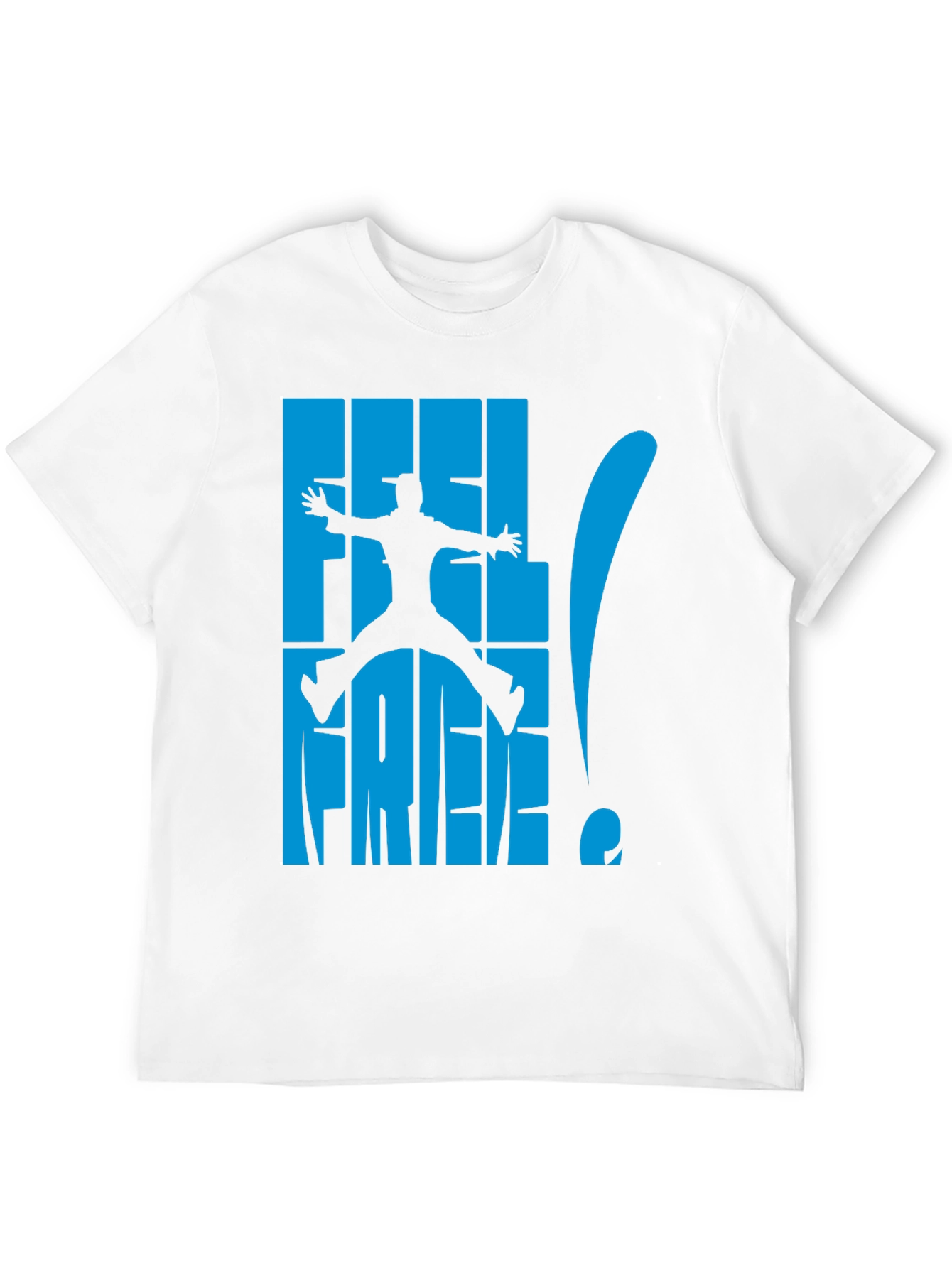 Feel Free Graphic Tee - Black Cotton T-Shirt