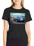 Sleek Blue Car T-Shirt