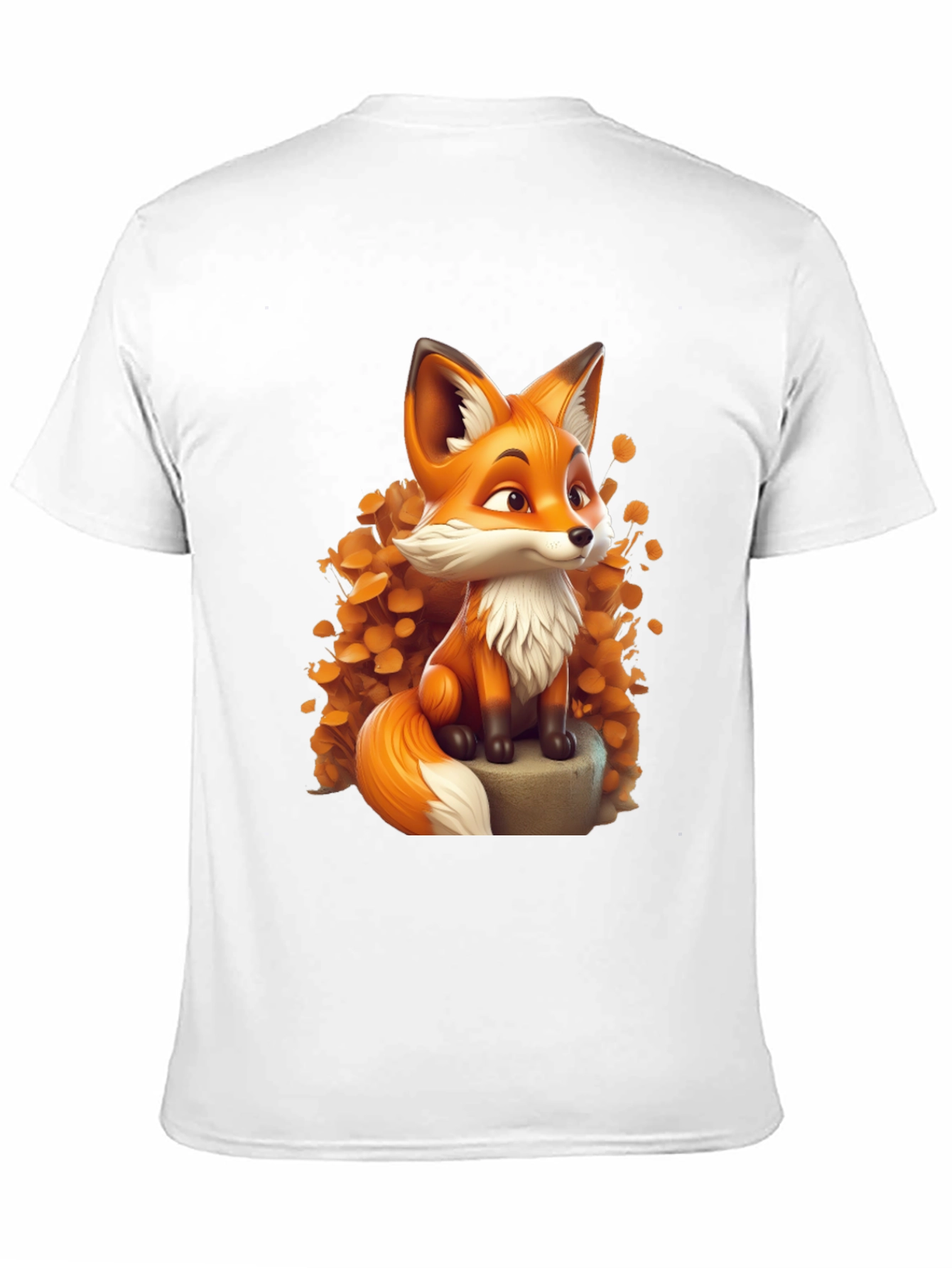 Cartoon Fox Graphic Tee - Stylish & Comfortable