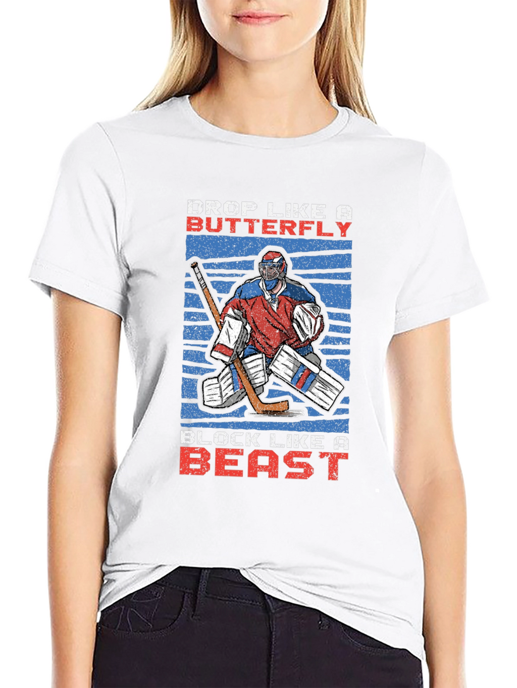 Hockey Goalie Graphic T-Shirt