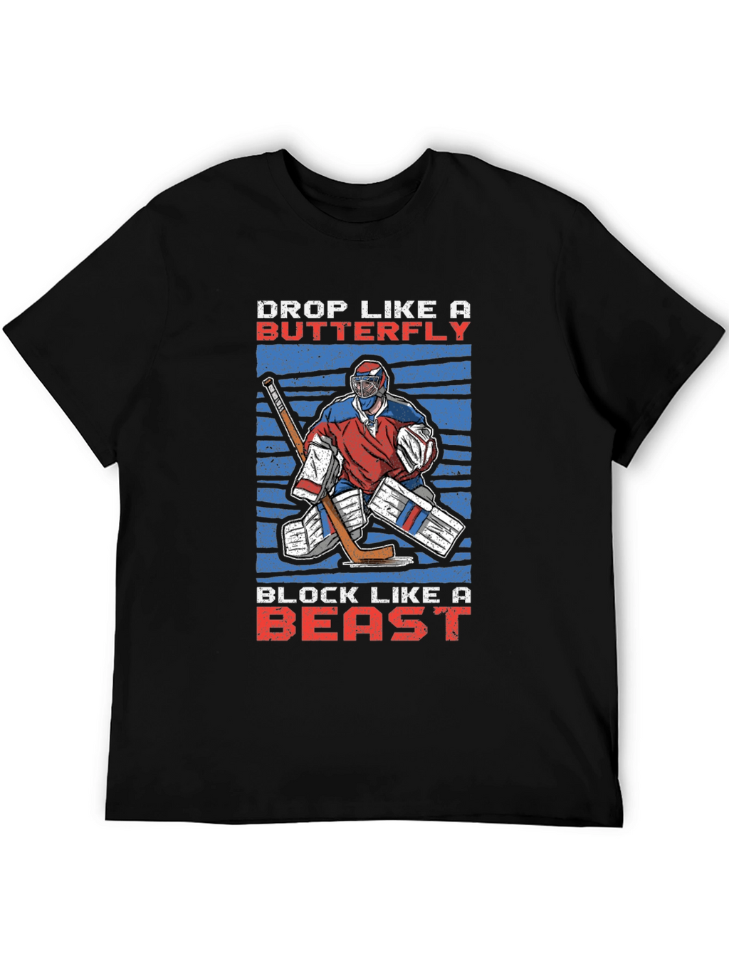 Hockey Goalie Graphic T-Shirt