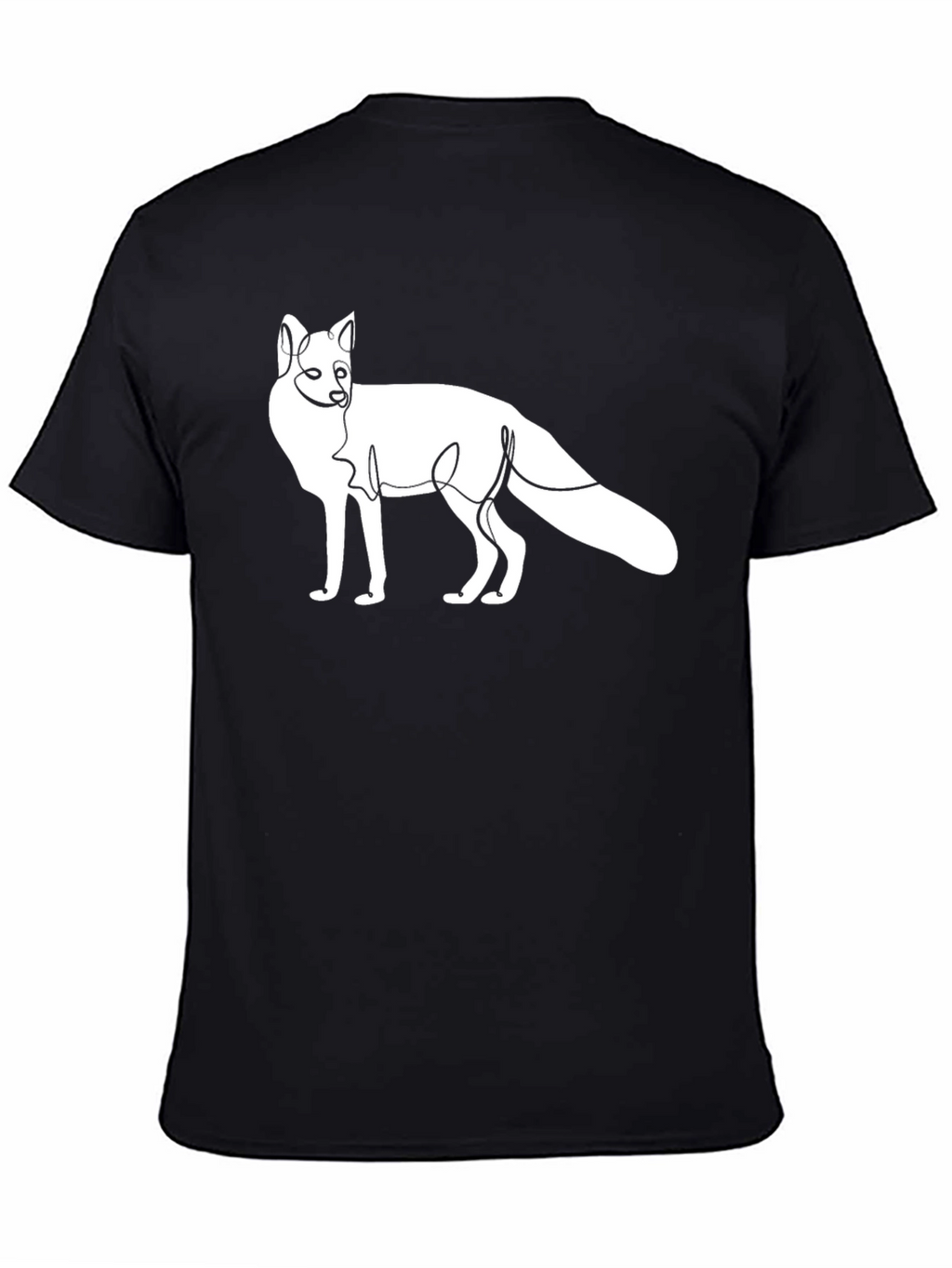 Abstract Fox Graphic Tee