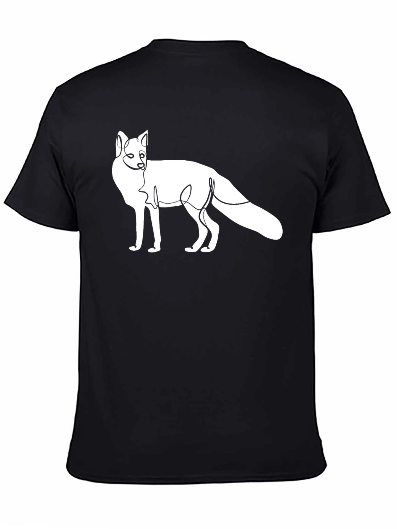 Abstract Fox Graphic Tee