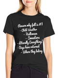 Reason Why Fall is #1 T-Shirt