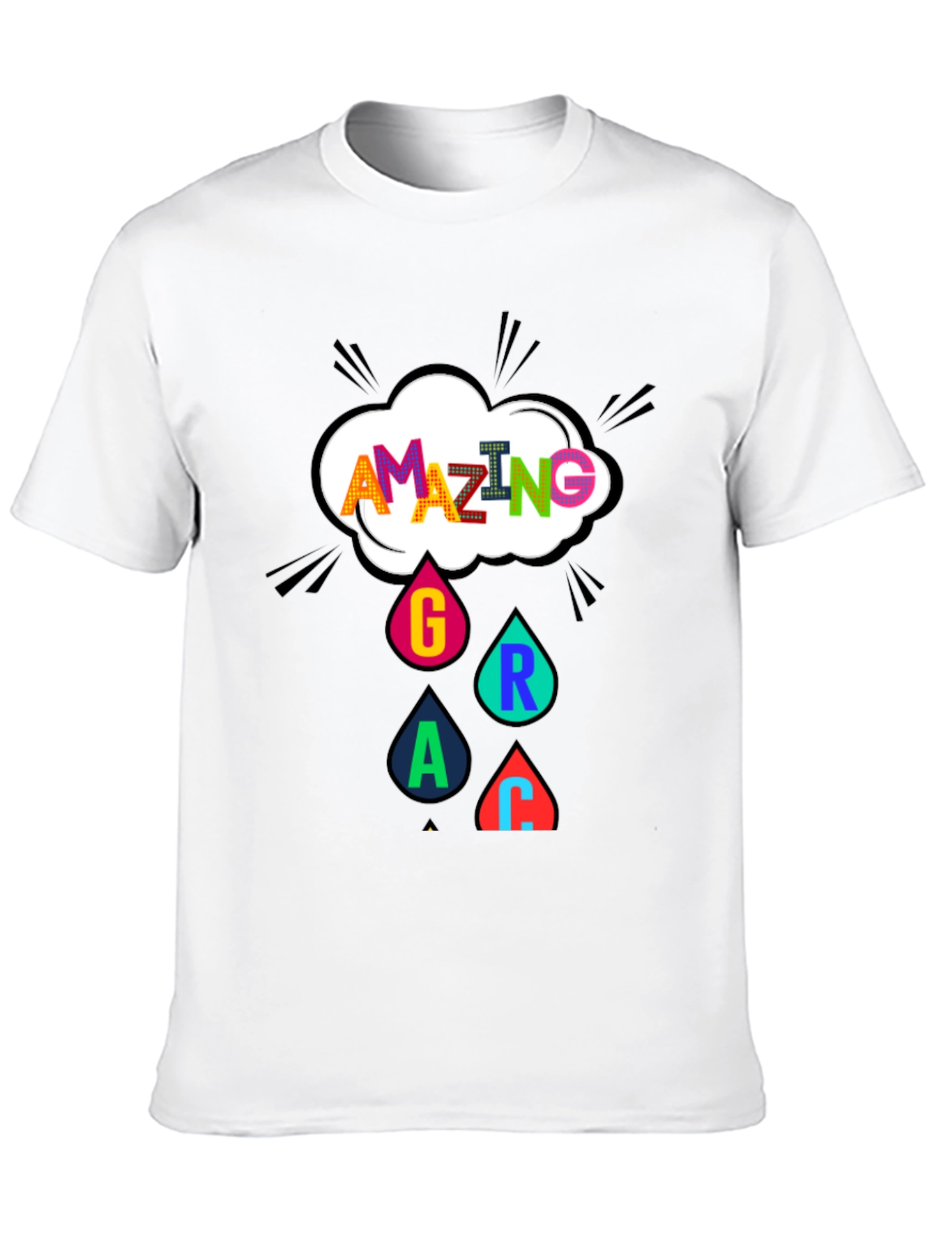 Amazing Grace Graphic Tee - Black