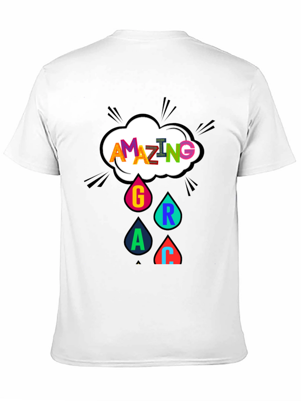 Amazing Grace Graphic Tee - Black