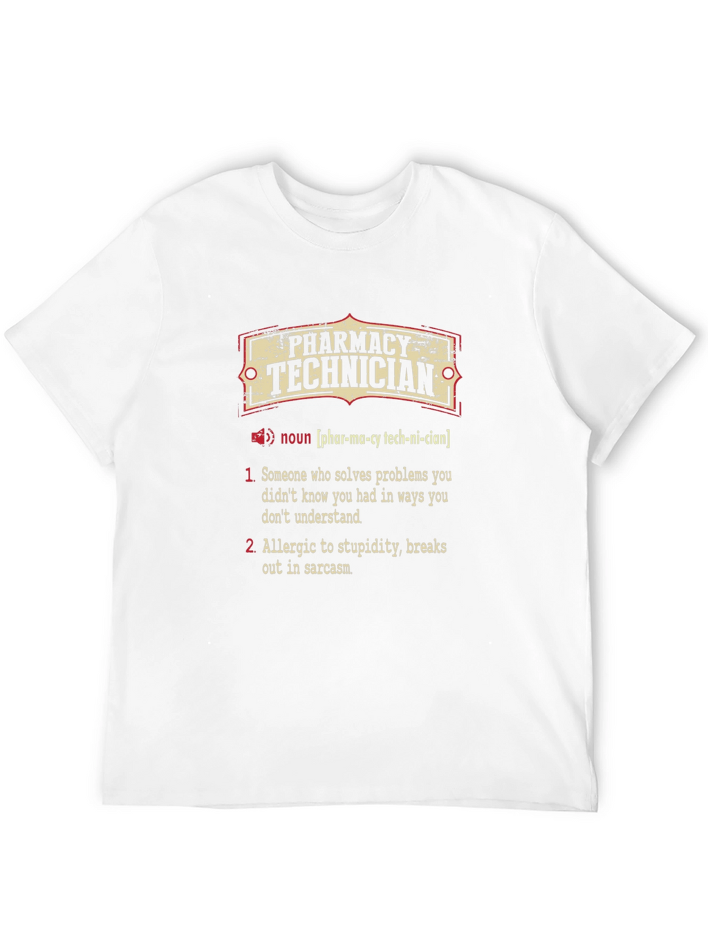 Pharmacy Technician Definition T-Shirt