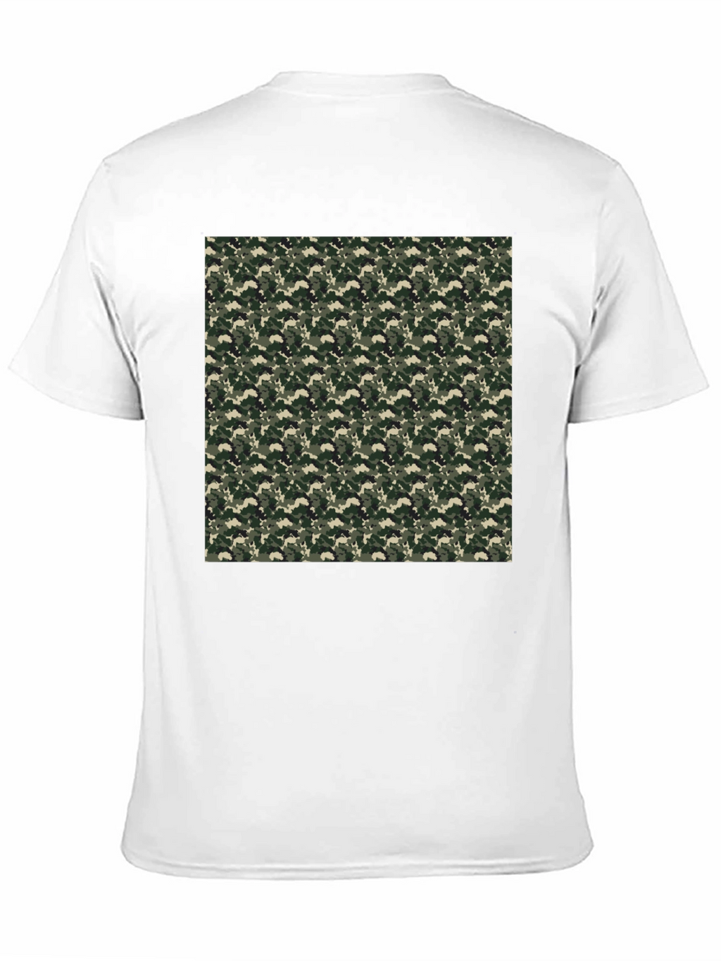 Camo Print Tee - Classic Black Casual Comfort