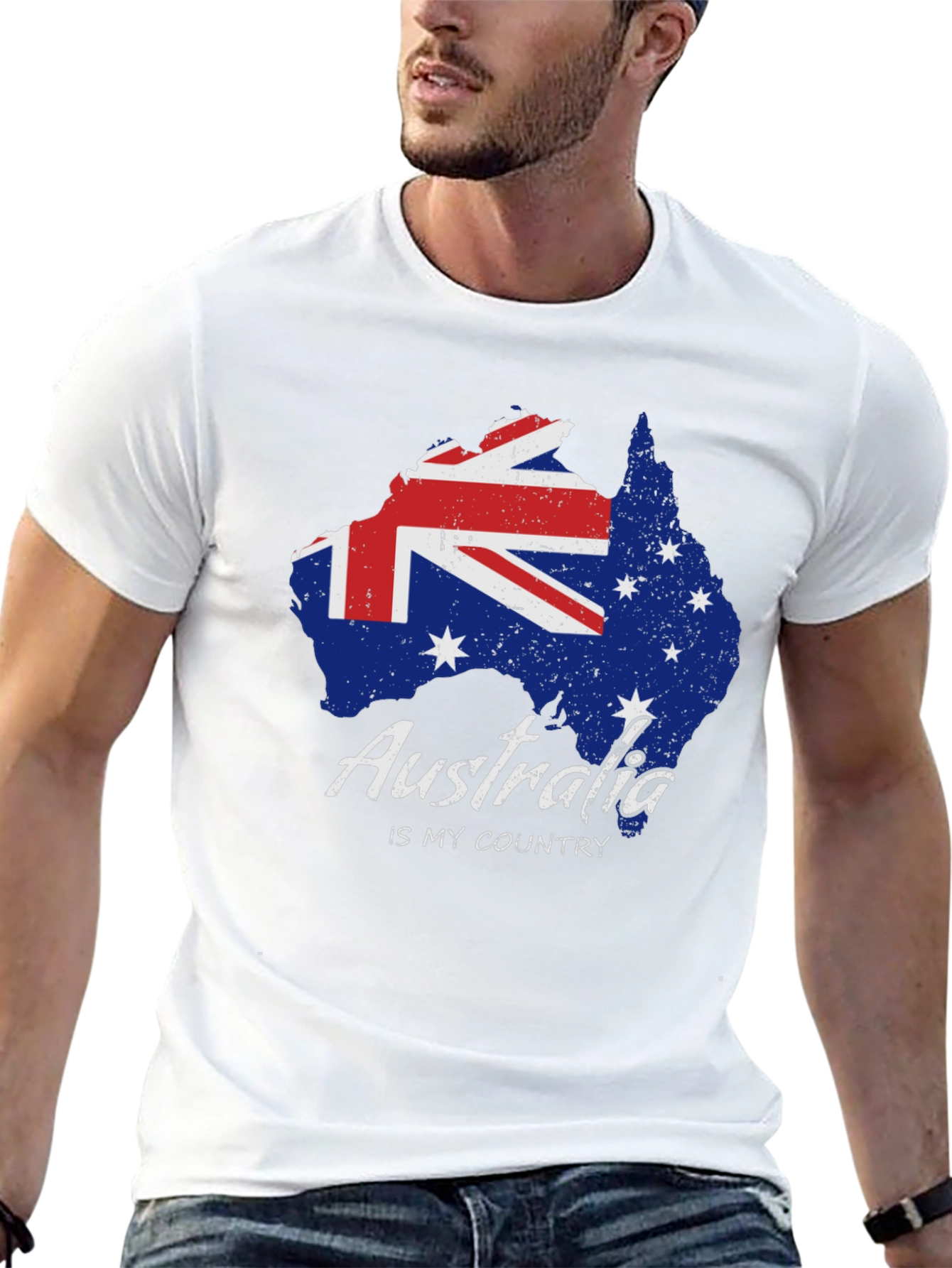 Australia Map Flag T-Shirt - Country Pride Tee