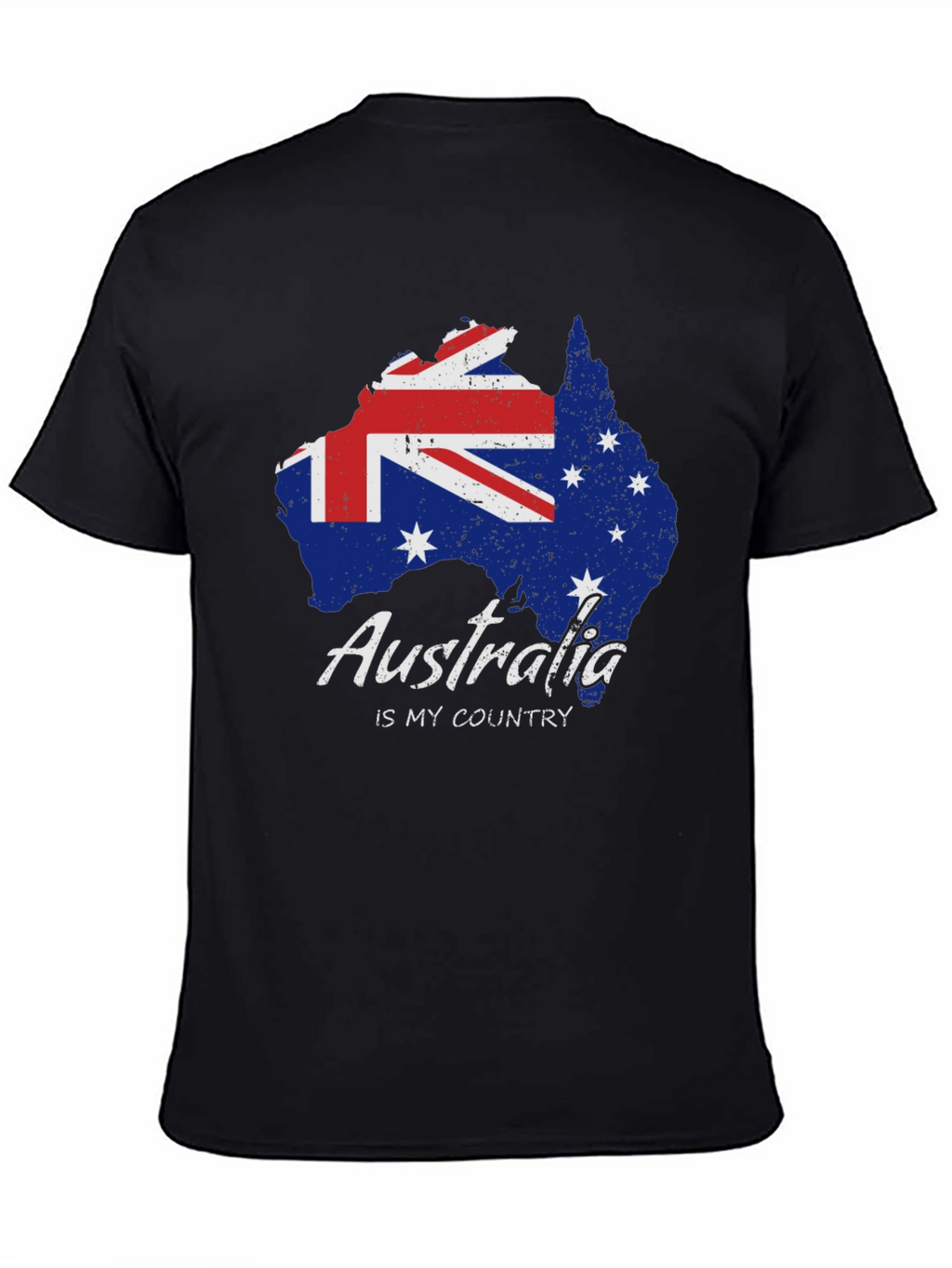 Australia Map Flag T-Shirt - Country Pride Tee