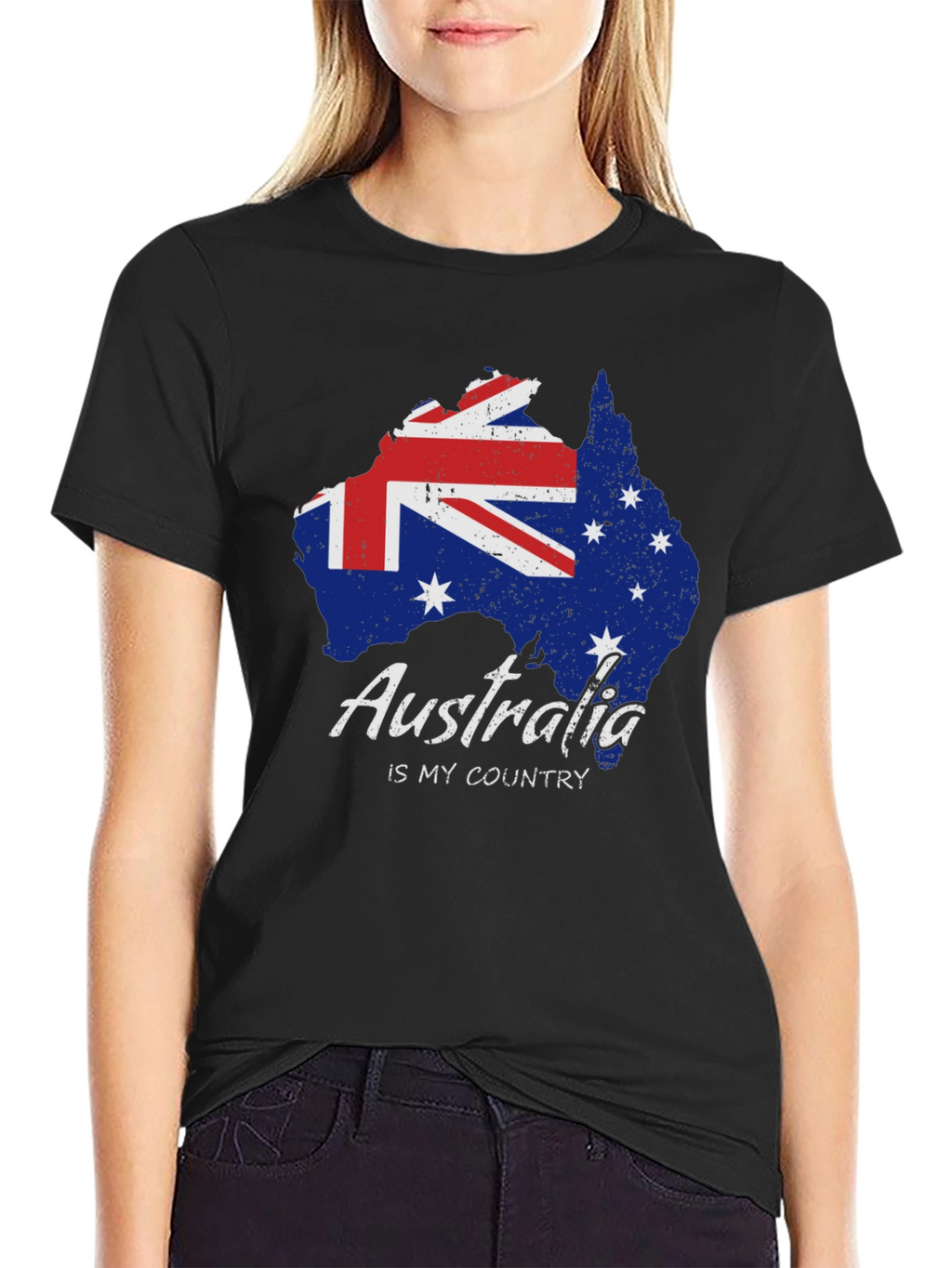 Australia Map Flag T-Shirt - Country Pride Tee