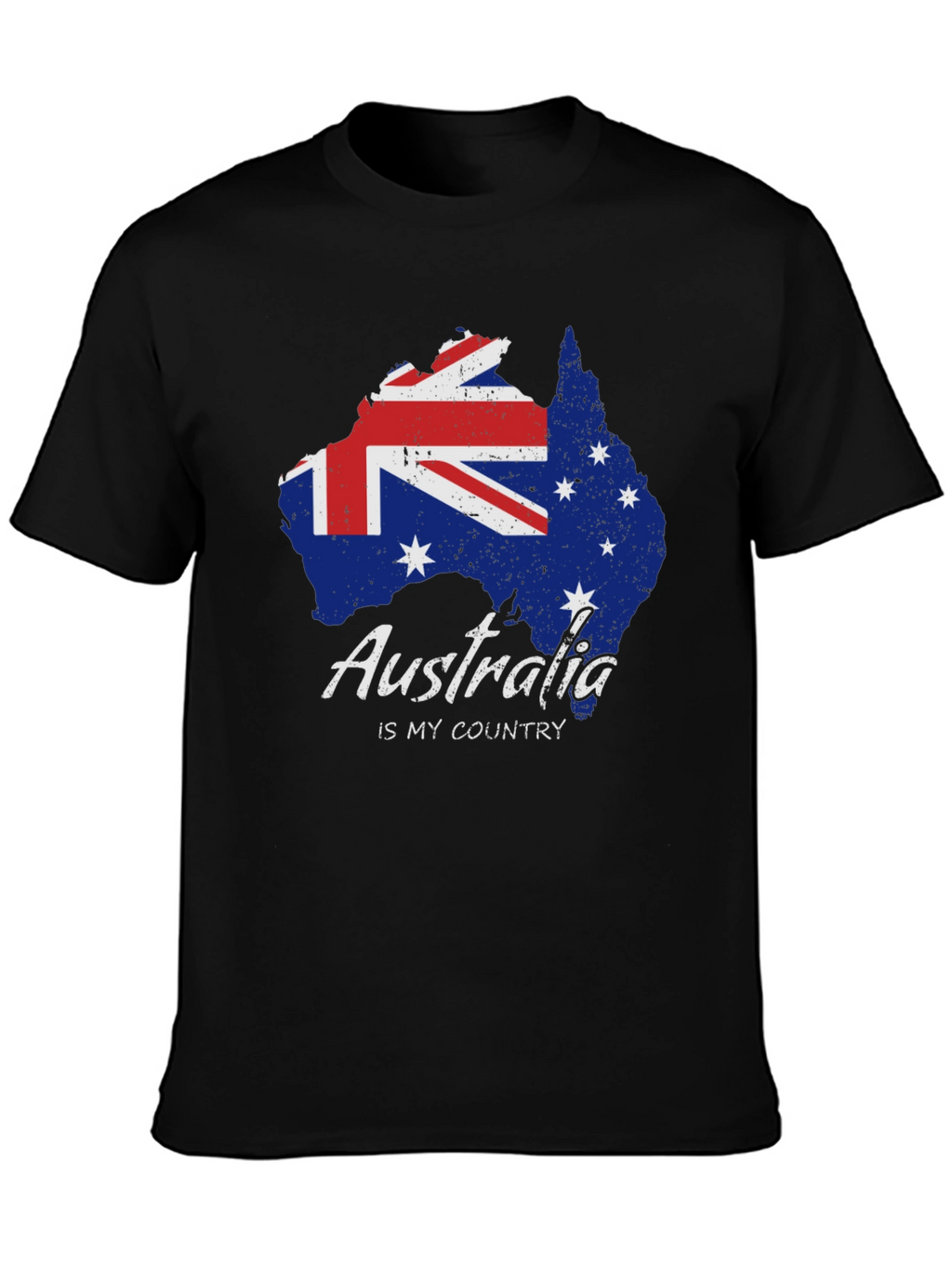 Australia Map Flag T-Shirt - Country Pride Tee