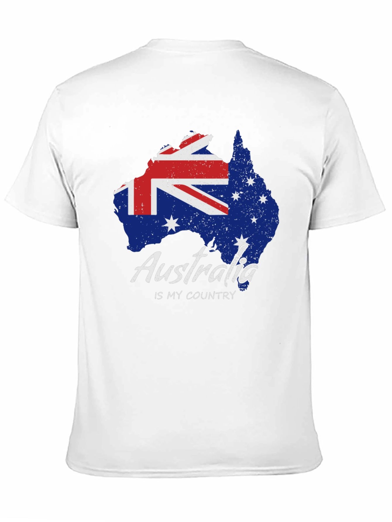 Australia Map Flag T-Shirt - Country Pride Tee