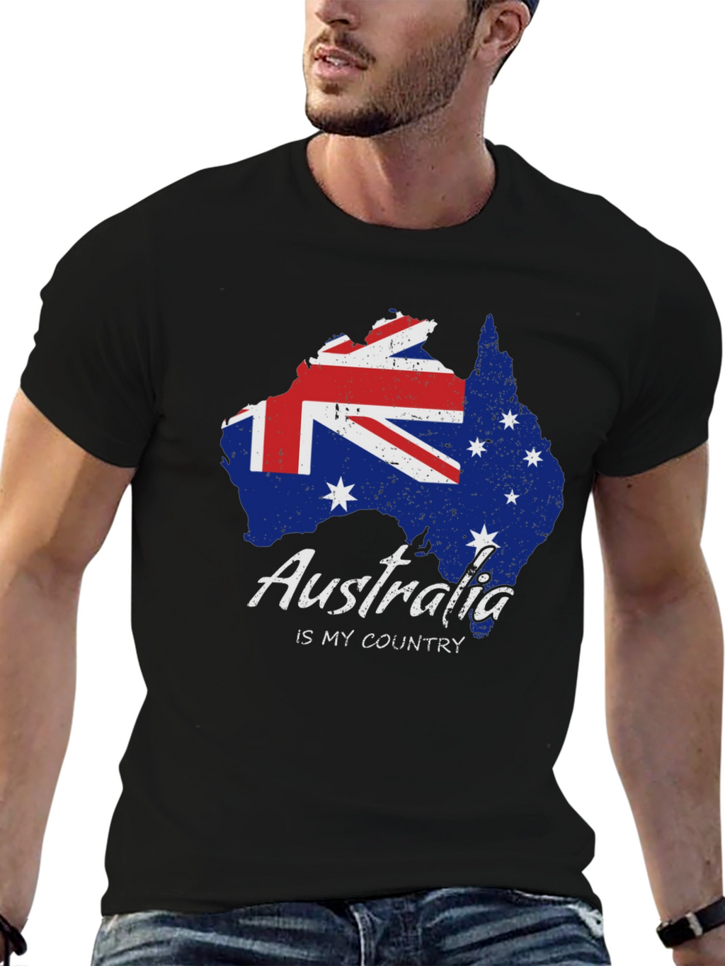 Australia Map Flag T-Shirt - Country Pride Tee