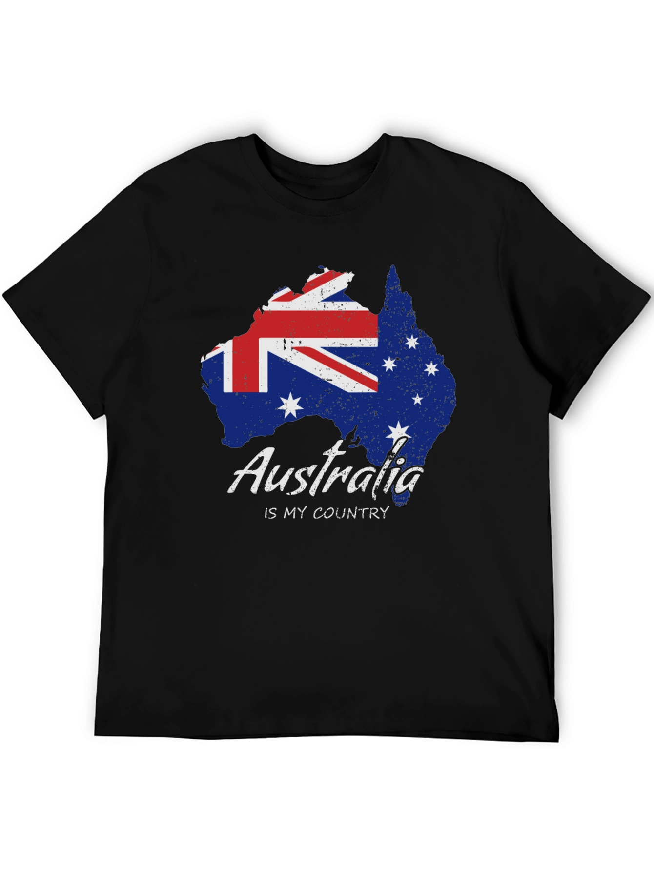 Australia Map Flag T-Shirt - Country Pride Tee