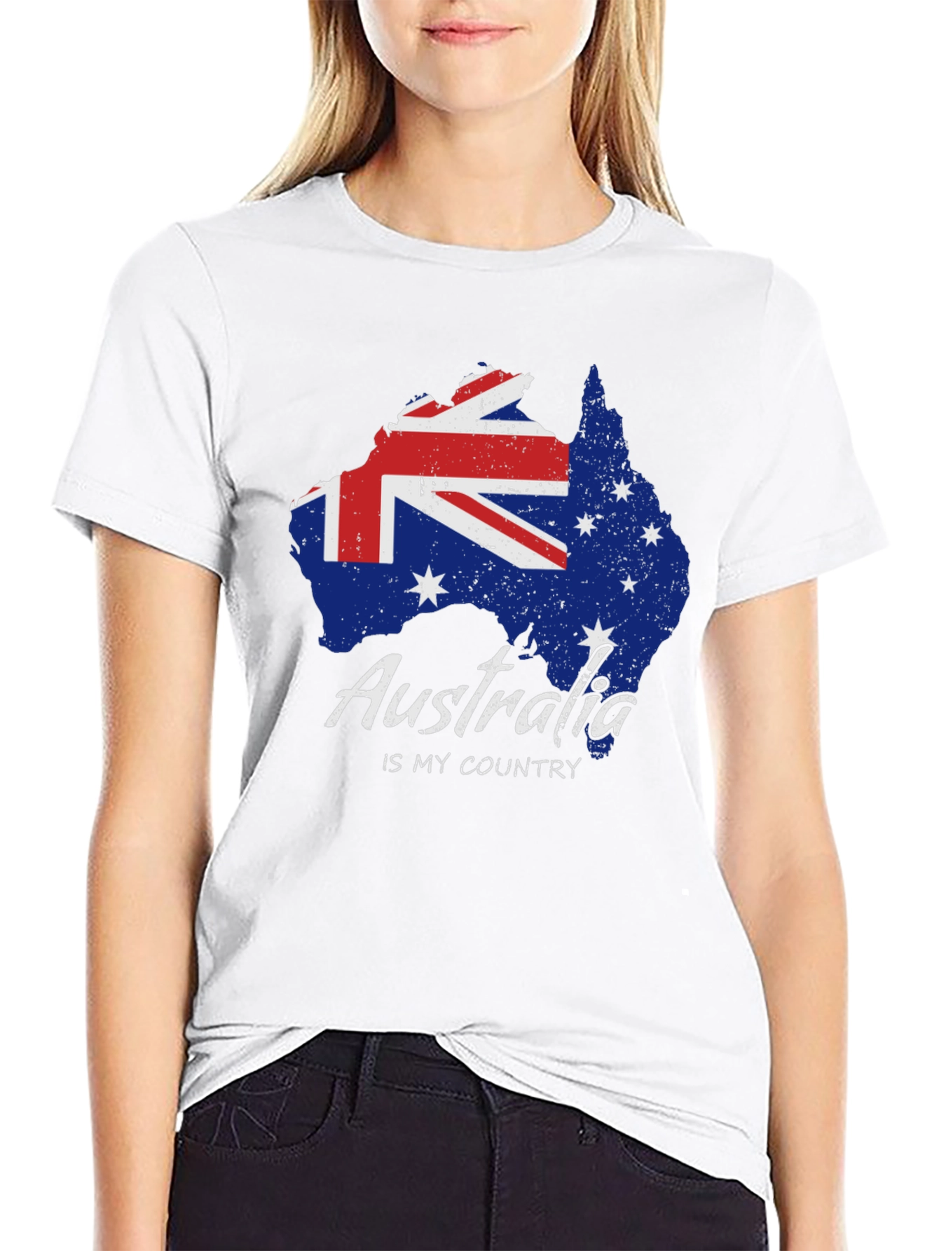 Australia Map Flag T-Shirt - Country Pride Tee