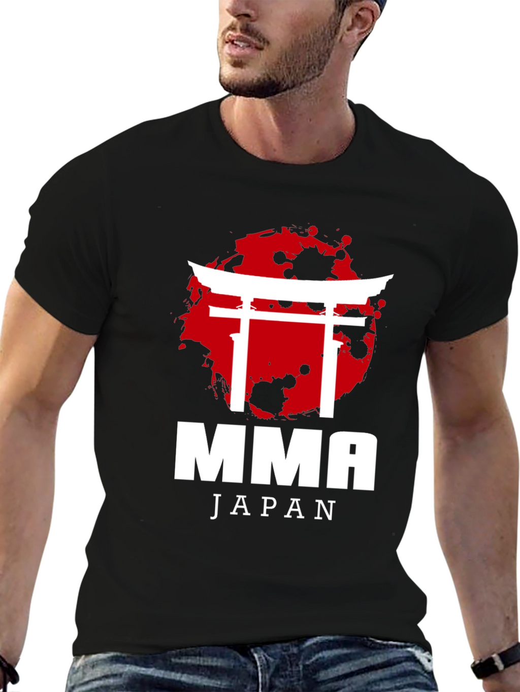 MMA Japan Graphic Black T-Shirt