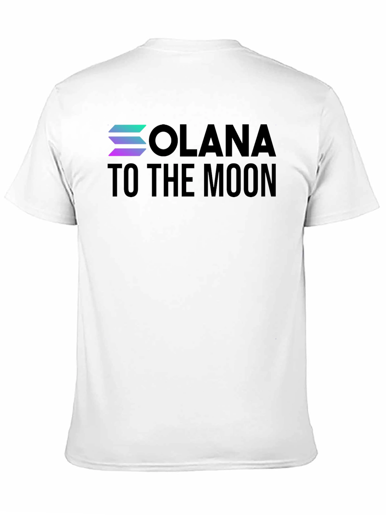 Solana to the Moon T-Shirt - Black