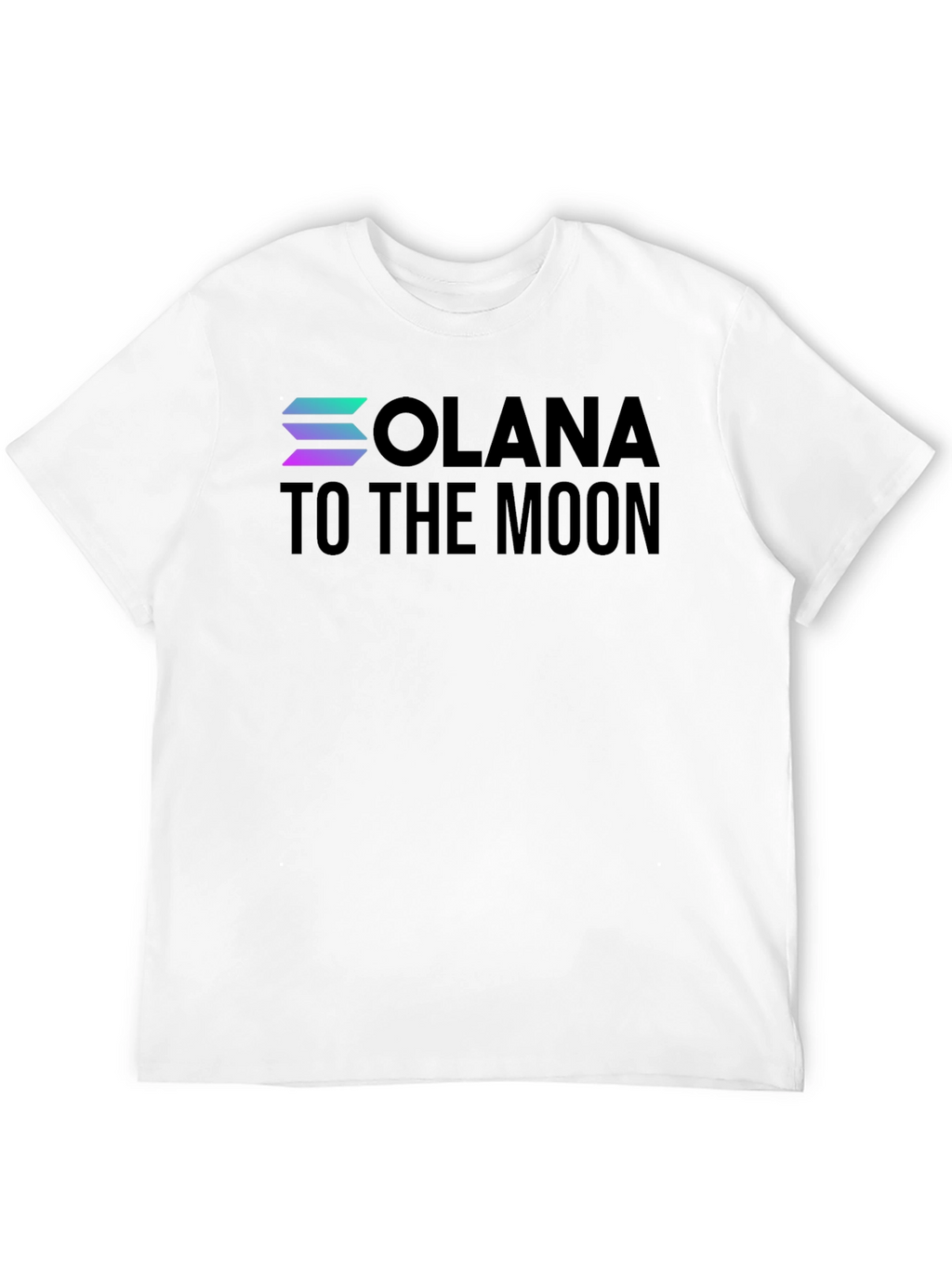 Solana to the Moon T-Shirt - Black