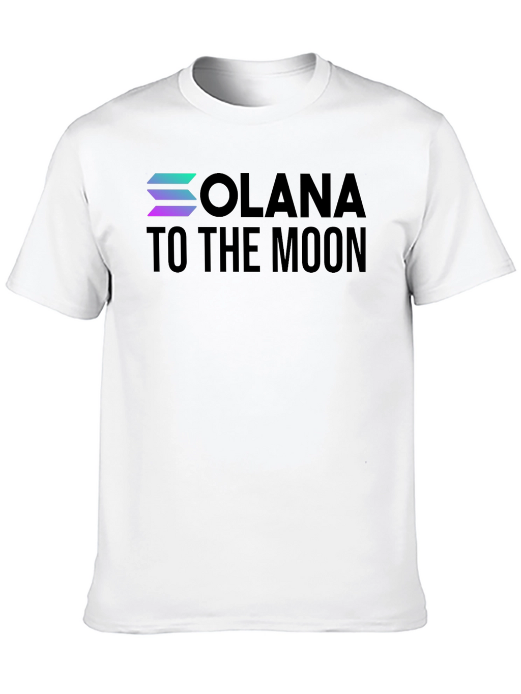 Solana to the Moon T-Shirt - Black