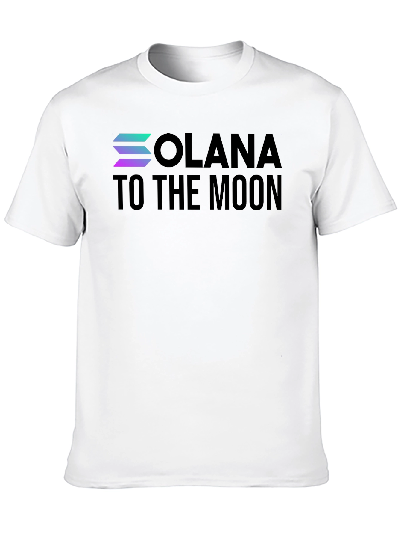 Solana to the Moon T-Shirt - Black