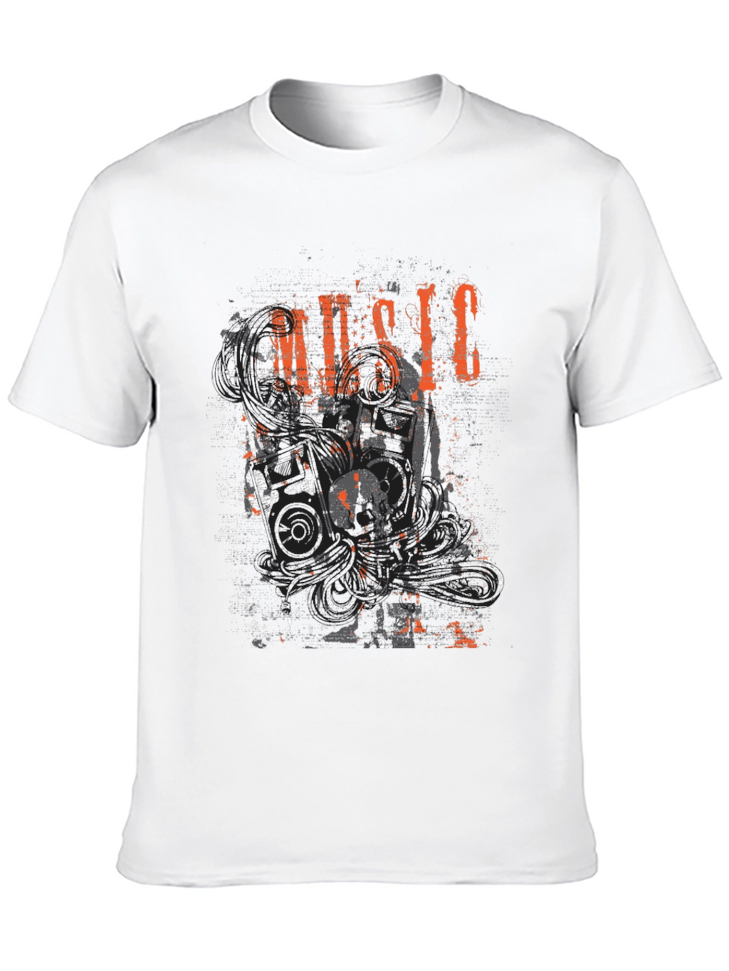 Music Graphic Black T-Shirt