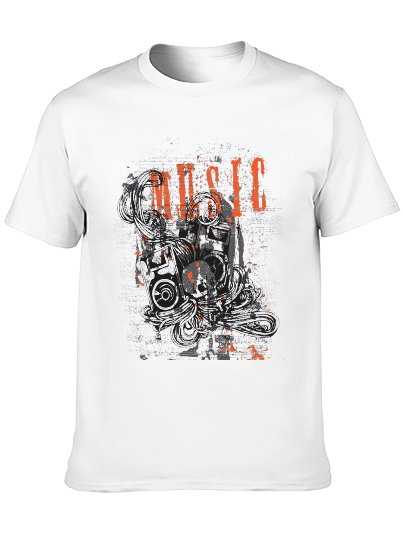 Music Graphic Black T-Shirt