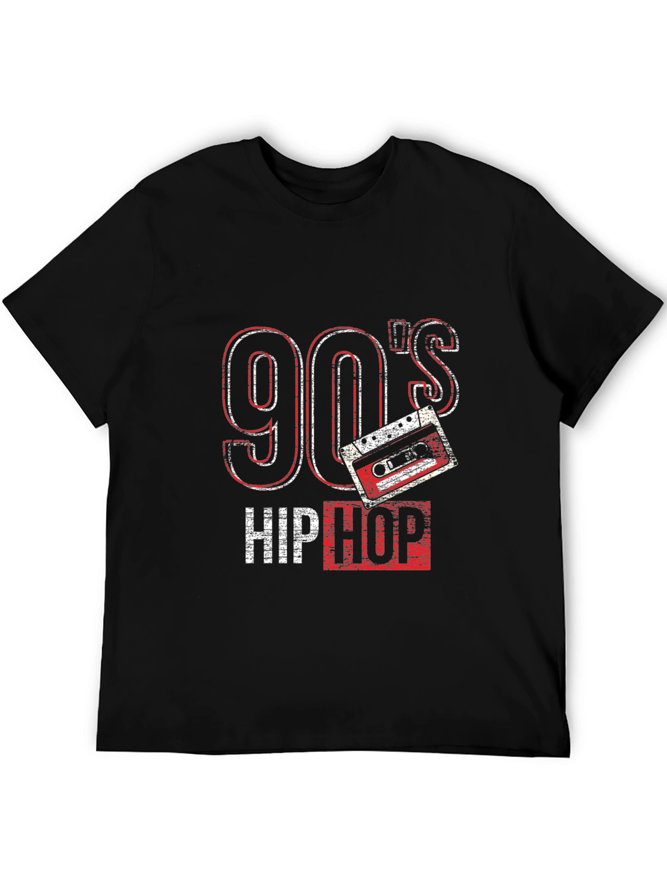 90s Hip Hop Cassette Graphic T-Shirt