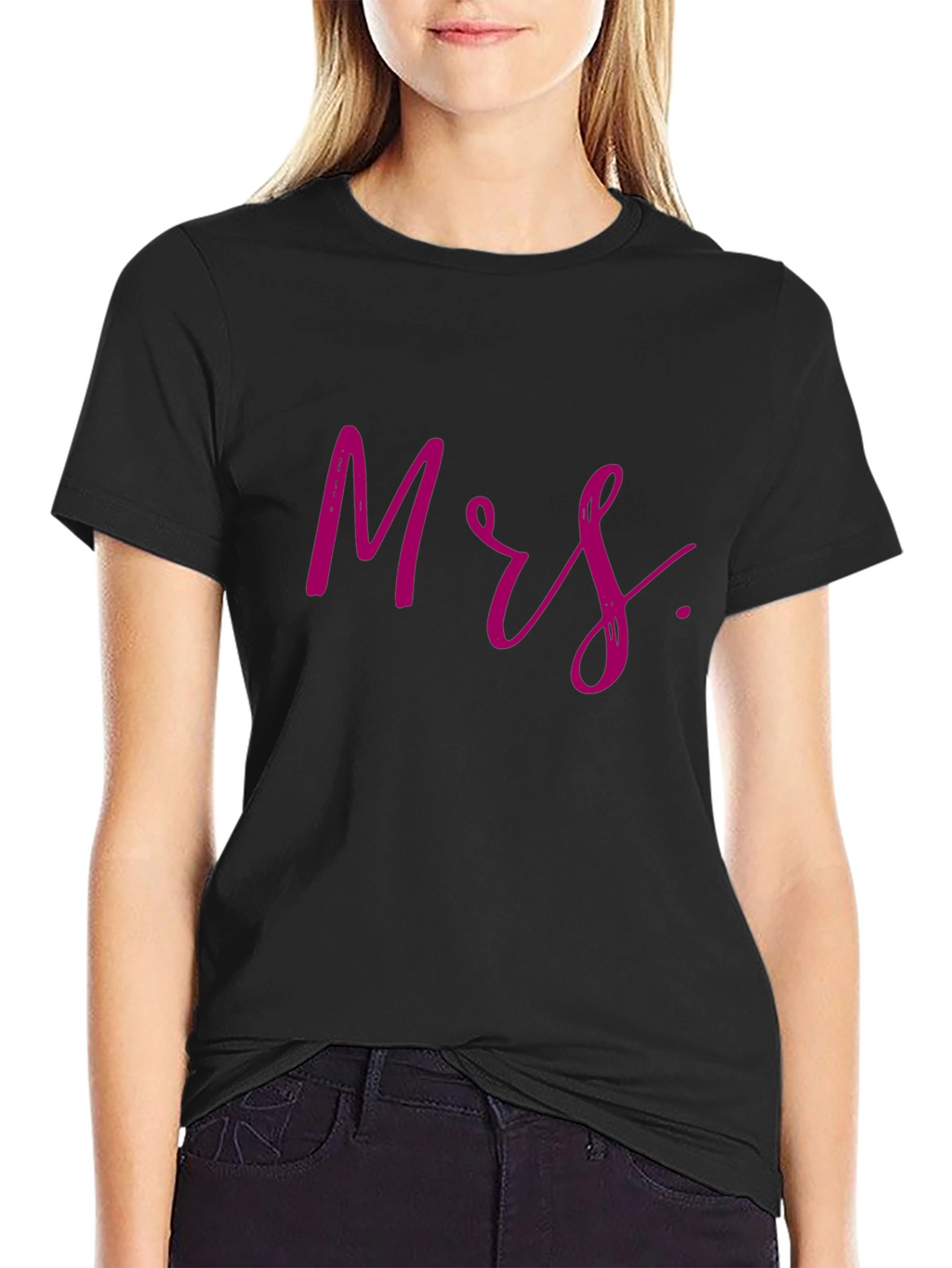 Mrs. Script Tee - Casual Comfort