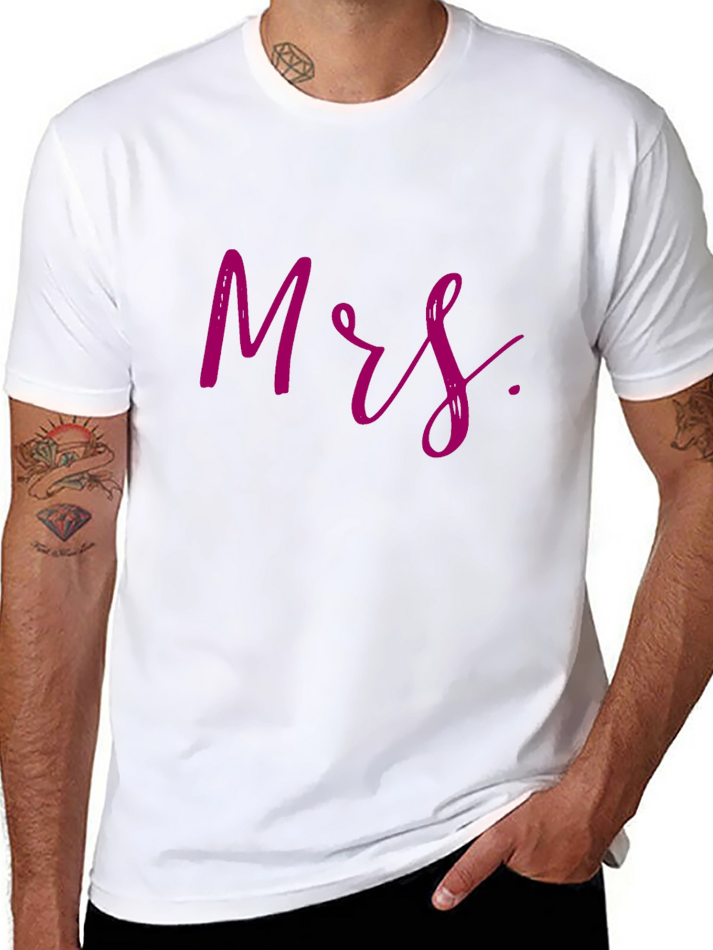 Mrs. Script Tee - Casual Comfort