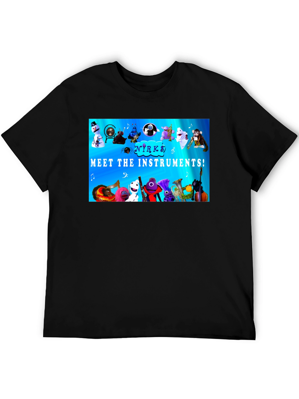 Meet the Instruments Black T-Shirt