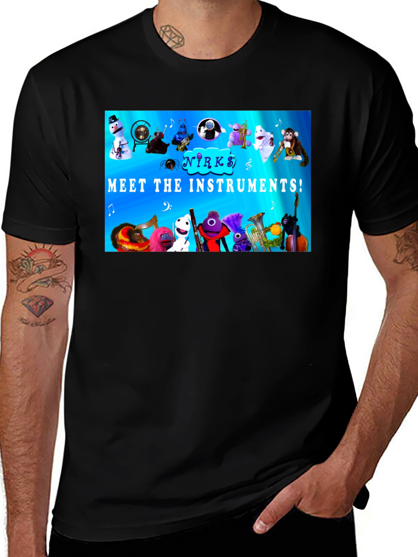 Meet the Instruments Black T-Shirt